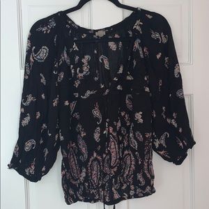 Ecoté paisley blouse from UO